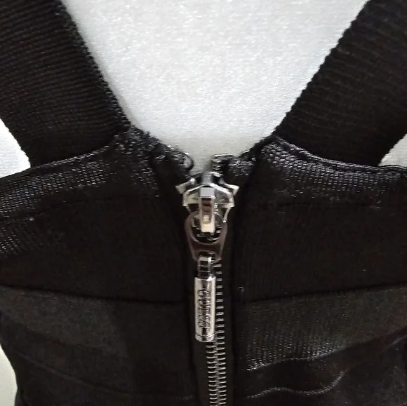 Guess Black Bodycon Bandage Dress - Picture 5 of 6